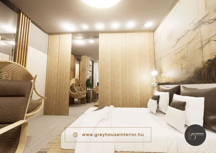 Győr melletti családi ház japandi sítlusban - Greyhouse Interior Design