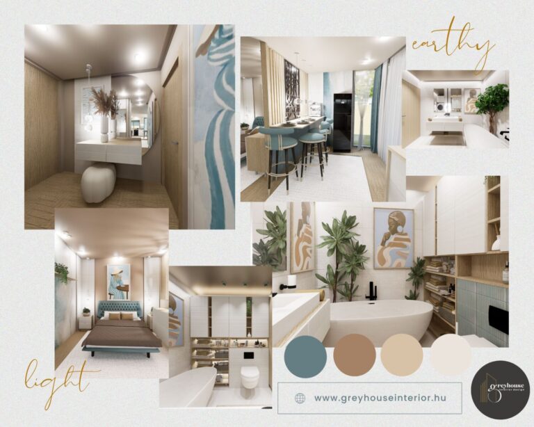 Visszafogott, otthonos terek Teal színnel bolondítva…